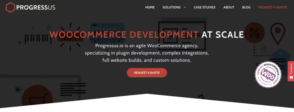 The Progressus.io website.