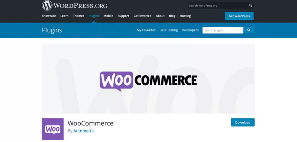 The WooCommerce plugin in the WordPress.org repository.