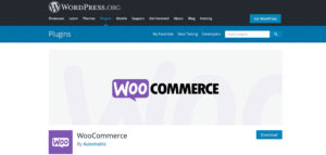 The WooCommerce website.
