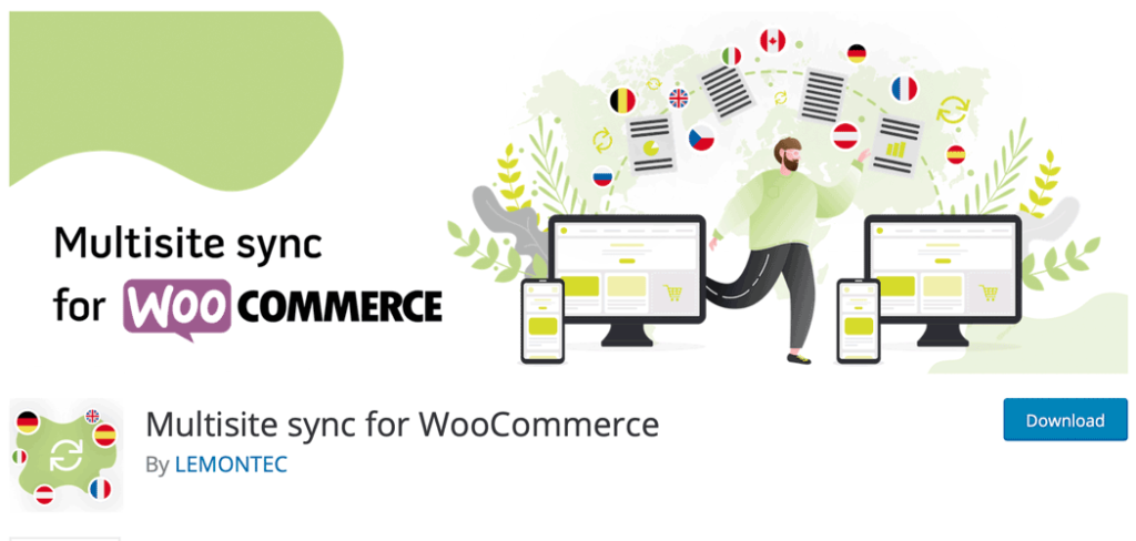 The Multisite Sync for WooCommerce plugin page.