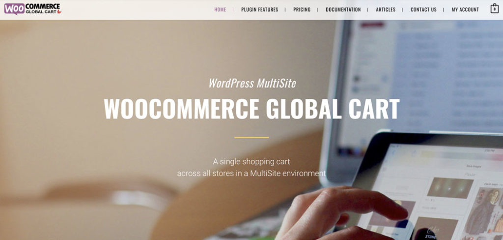 WooCommerce Global Cart plugin website.