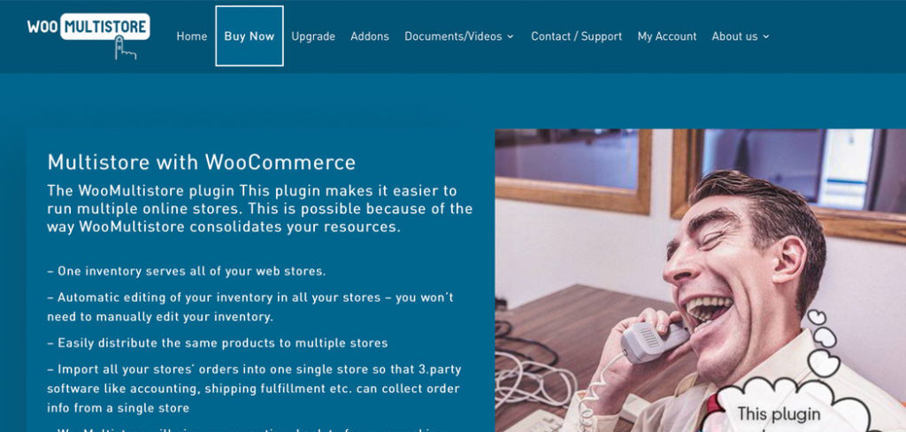 The WooMultistore website.