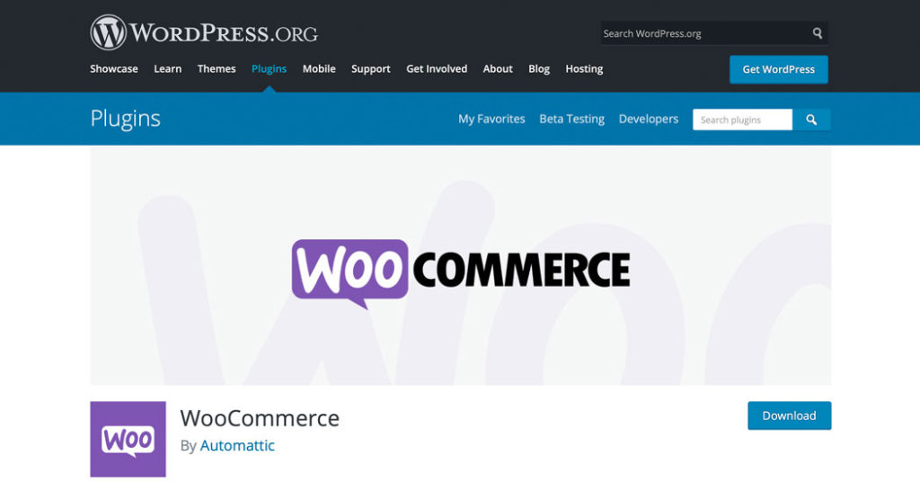 The WooCommerce plugin.