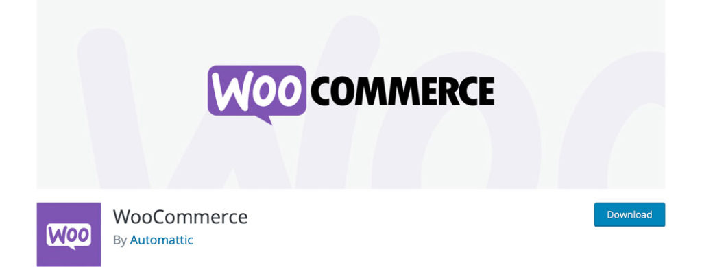 The WooCommerce plugin page in the WordPress plugin repository.
