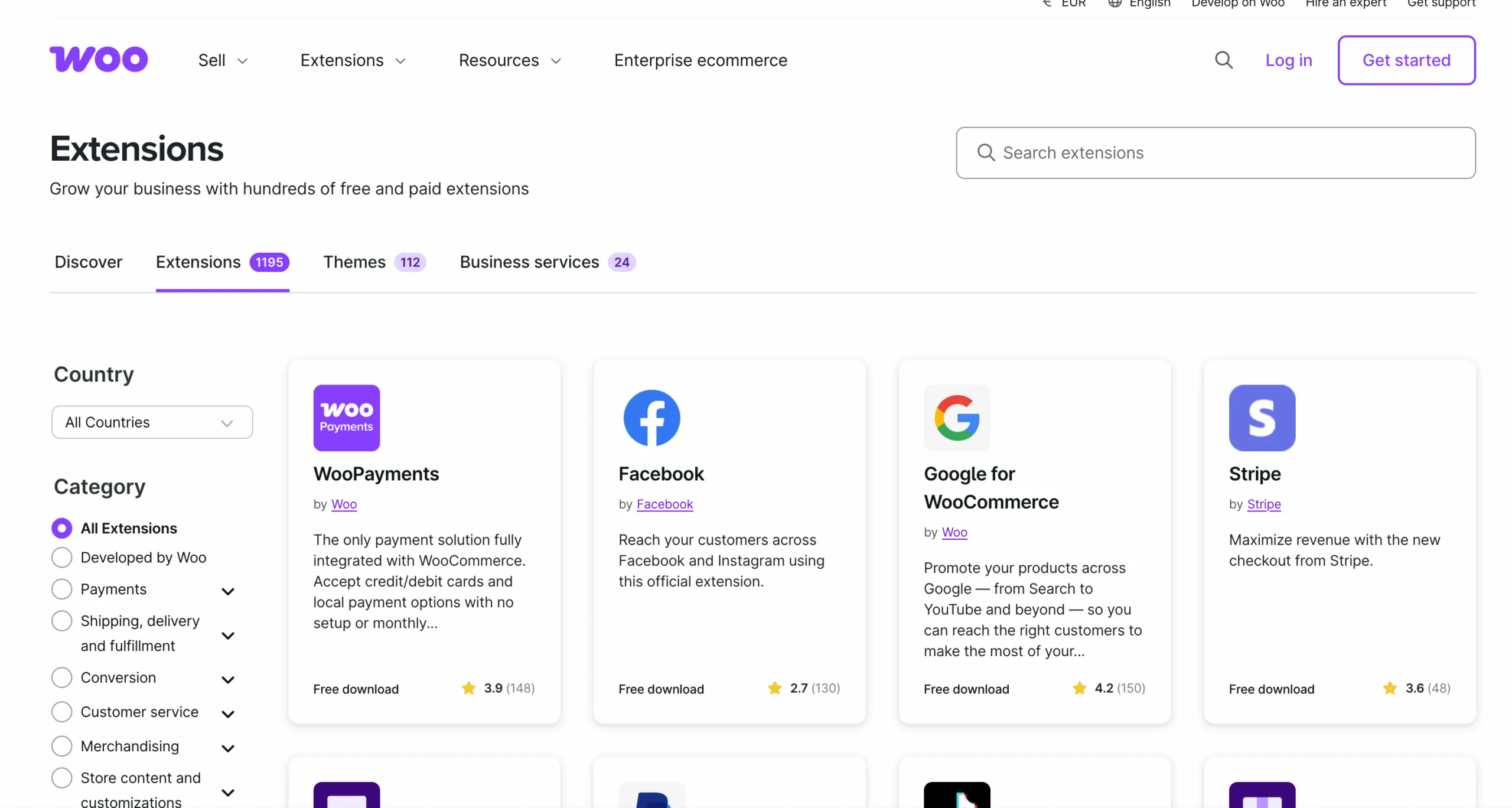 An overview of various WooCommerce extensions available for enhancing online stores.