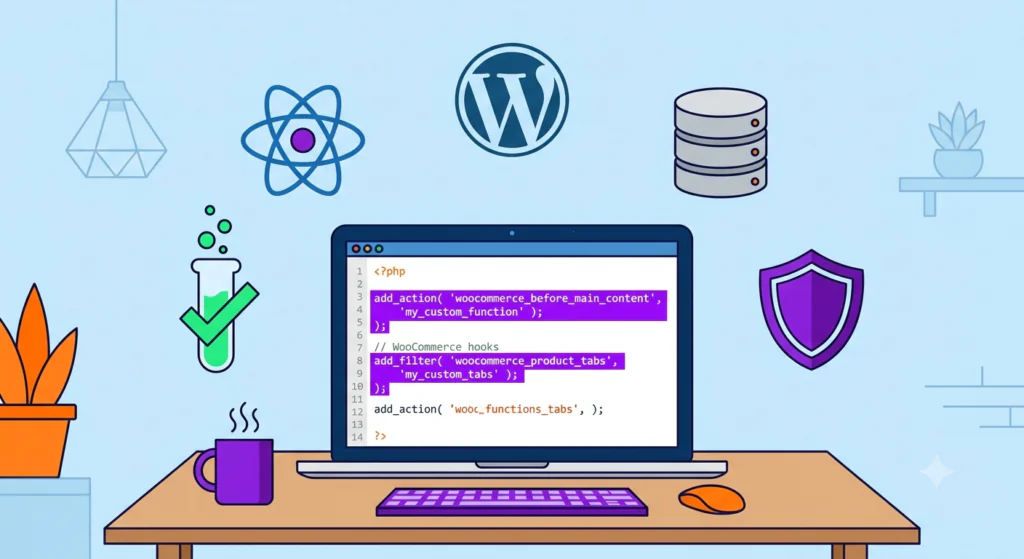 Development and coding stage of a custom WooCommerce plugin